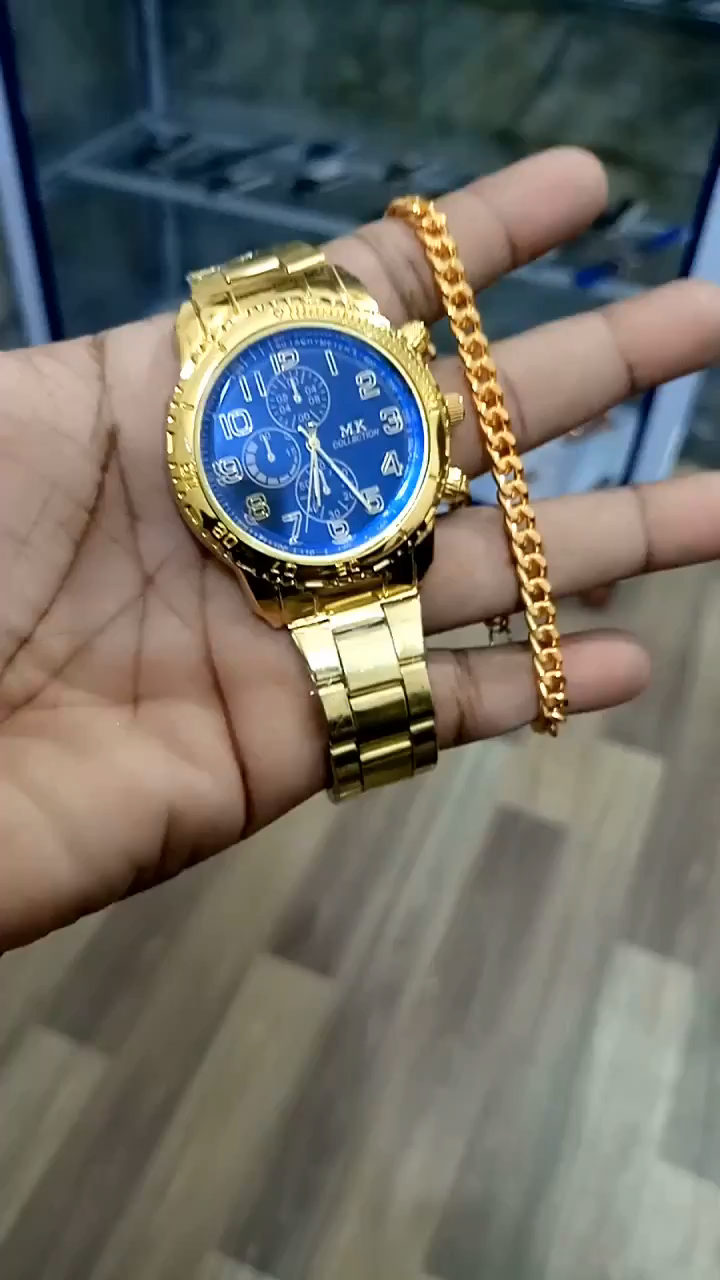 Pack of 2 Fashion Mens Stainless Steel Watches Wristwatch Calendar Luminous Clock Men Business