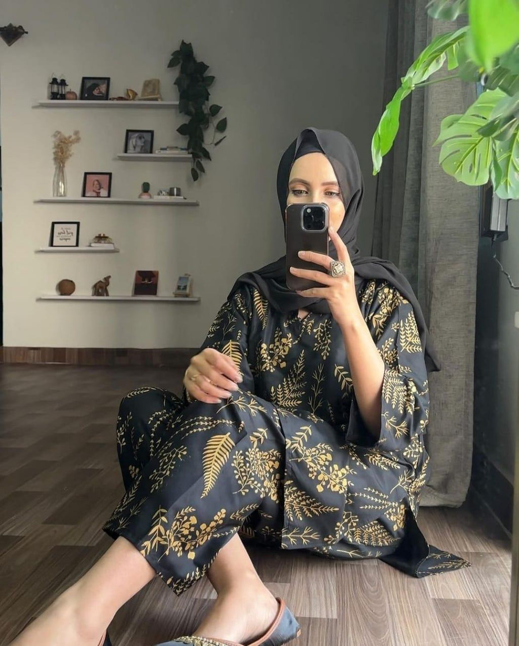 Luxury Arabic Linen 2pc | The Softest Stitched Printed Suit