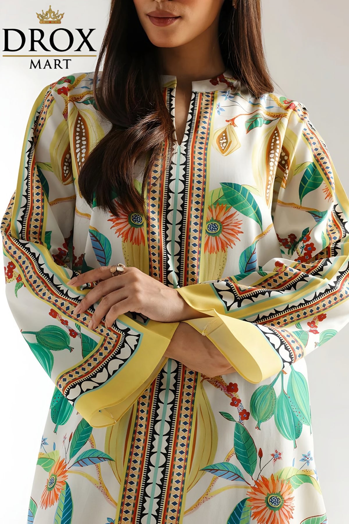 Everyday Glam: Trendy Multicoloured 2-Pc Women’s Printed Set