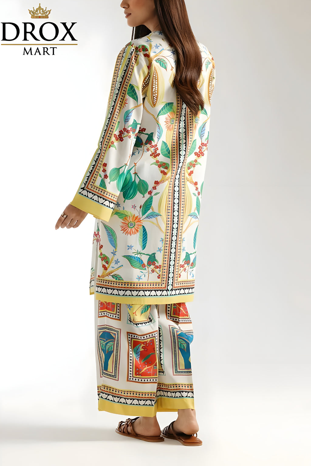 Everyday Glam: Trendy Multicoloured 2-Pc Women’s Printed Set