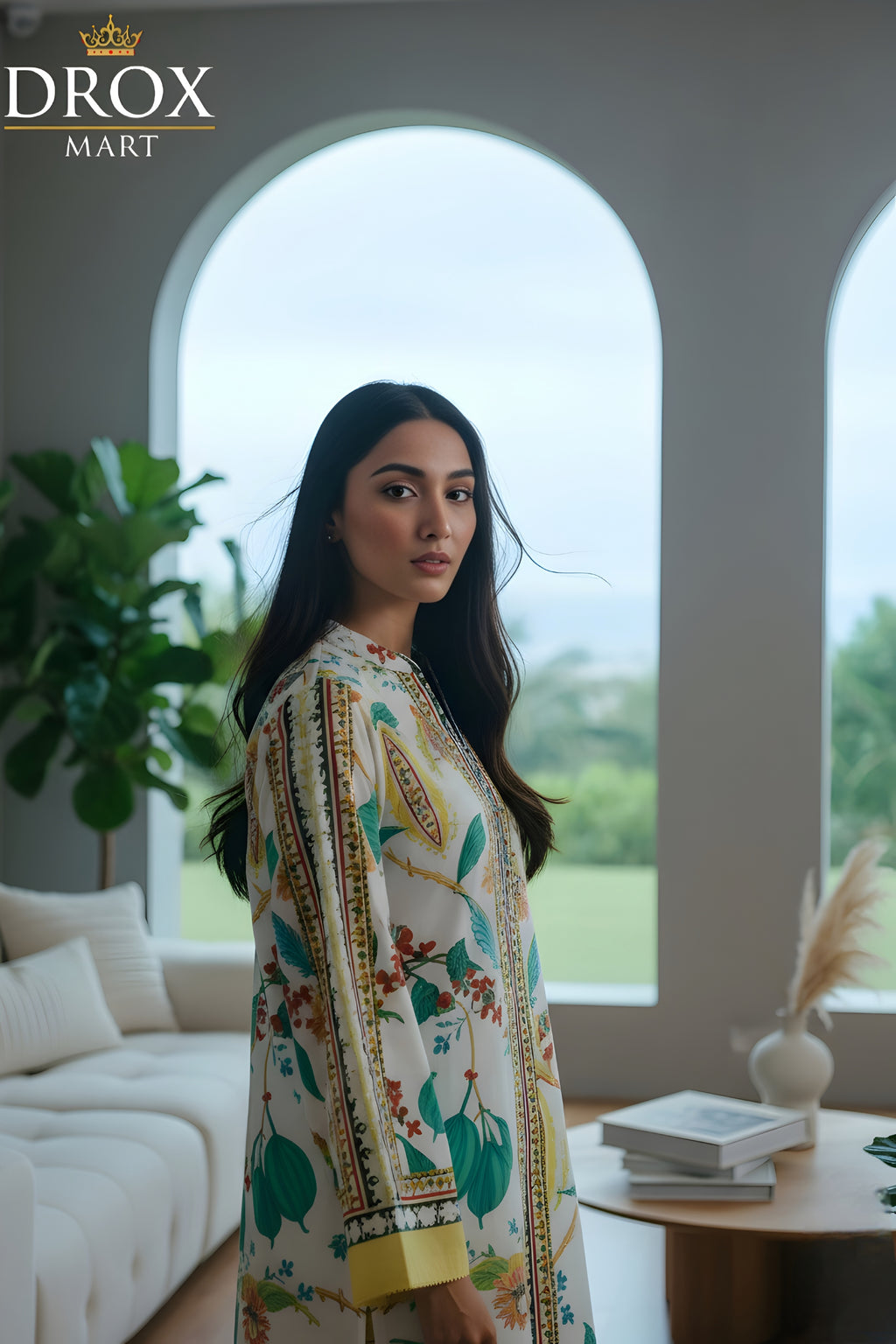 Everyday Glam: Trendy Multicoloured 2-Pc Women’s Printed Set